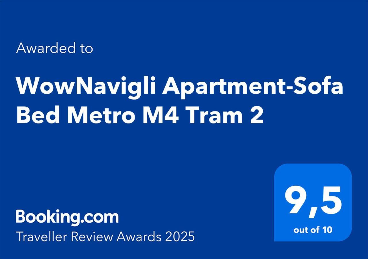 Wownavigli Apartment-Sofa Bed Metro M4 Tram 2 Milano Esterno foto